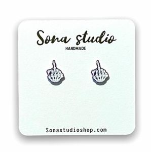 Stud earrings